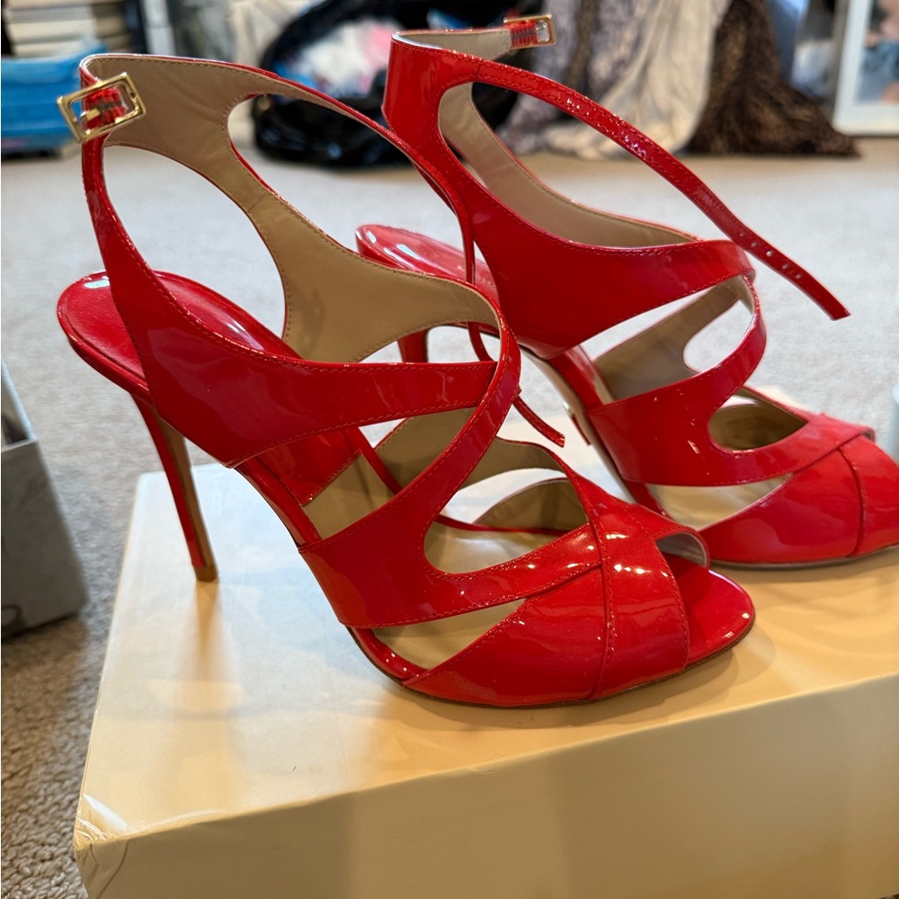 Michael Kors Collection red heels